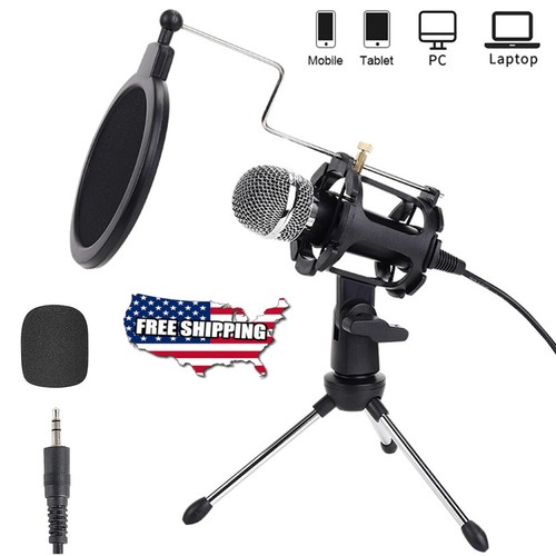 Condenser recording microphone - condenser,