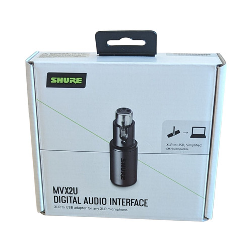 Shure mvx2u interface mic xlr - shure,