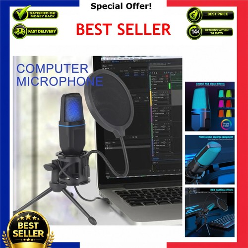 Usb condenser microphone rgb - usb,